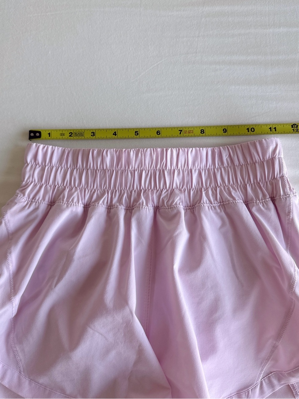 lululemon Track That High-Rise Lined Short 3" Pink Organza Size 4 NWOT - Picture 6 of 15